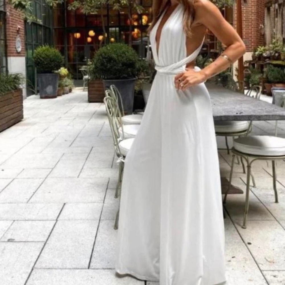 12th Tribe White Jumpsuit M – Sold Out Everywhere! Worn Once for Bach
